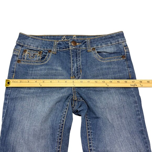 Royal Premium Womens Blue Jeans‎ Size 6 With Embroidered Pockets - Picture 10 of 14